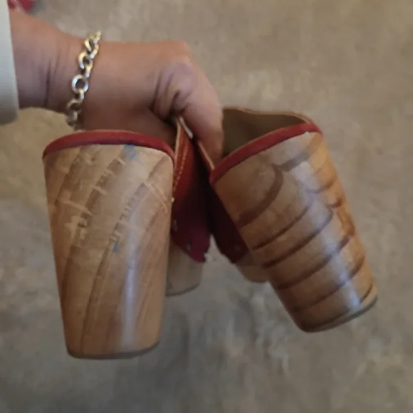 BODEN Claudette Suede Clogs in Rust Size 40 (8.5 US) - Picture 8 of 10